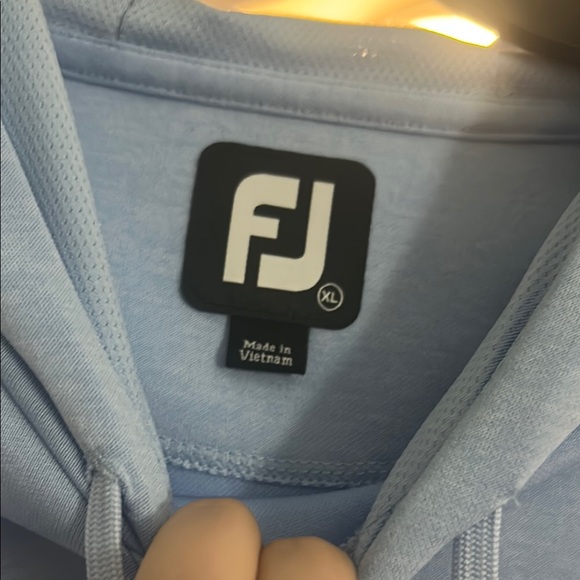 Men's Blue Hoodie - Picture 2 of 3